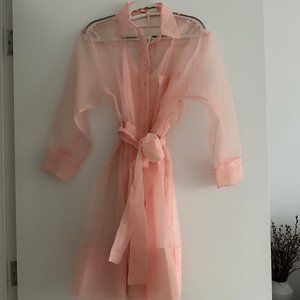 MAJE -  Revani organza shirt dress (Size 2 - US S/M)